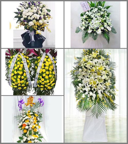 江西赣州于都县段屋乡白事花篮预定